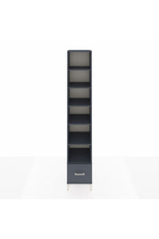 Hyperion Dolap 6 Raflı Tek Çekmeceli 44x44x243 Antrasit-Antrasit