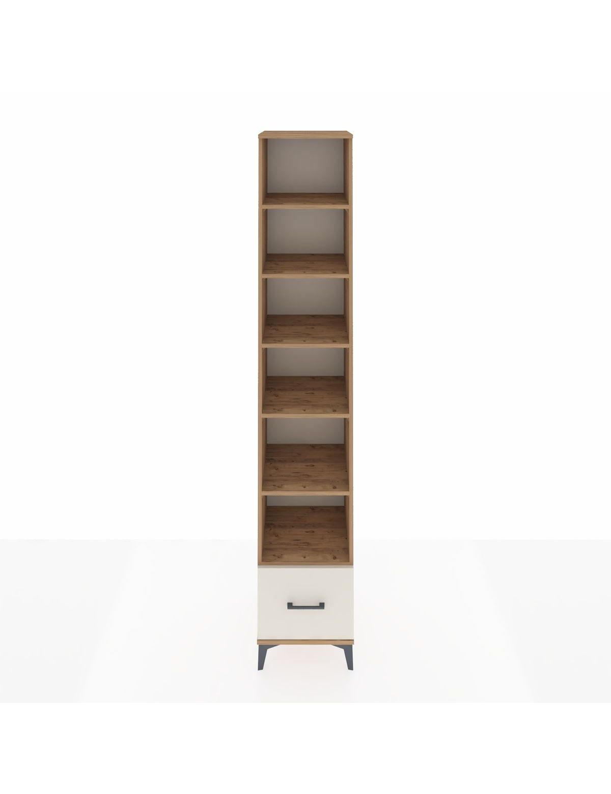 Hyperion Dolap 6 Raflı Tek Çekmeceli 44x44x243 Çam-Aytaşı