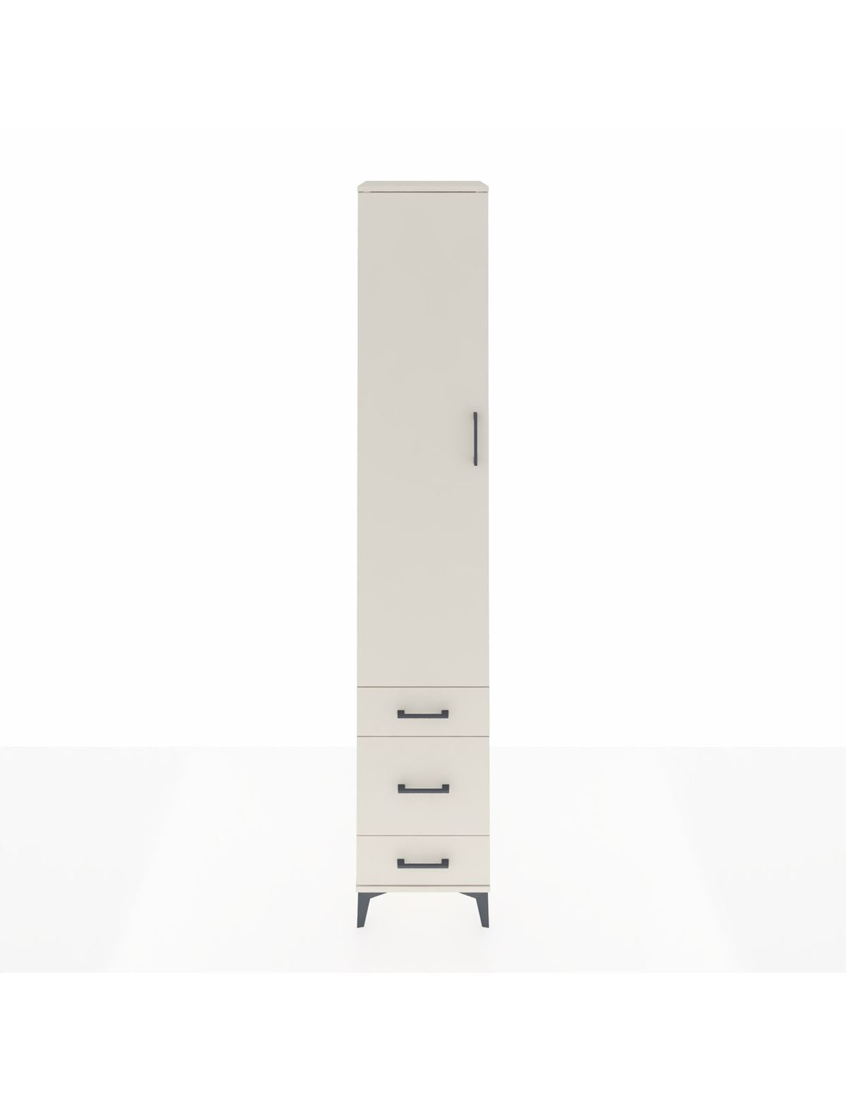 Hyperion Dolap 3 Raflı 3 Çekmeceli Tek Askılı 44x44x243 Aytaşı-Aytaşı