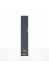 Hyperion Dolap 3 Raflı 3 Çekmeceli Tek Askılı 44x44x243