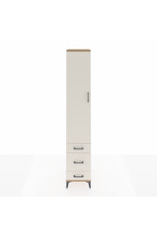 Hyperion Dolap 3 Raflı 3 Çekmeceli Tek Askılı 44x44x243 Çam-Aytaşı