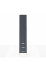 Hyperion Dolap 5 Raflı 3 Çekmeceli Tek Kapaklı 44x44x243
