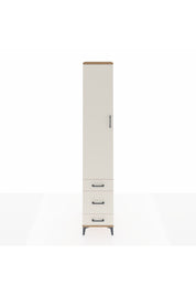 Hyperion Dolap 5 Raflı 3 Çekmeceli Tek Kapaklı 44x44x243 Çam-Aytaşı