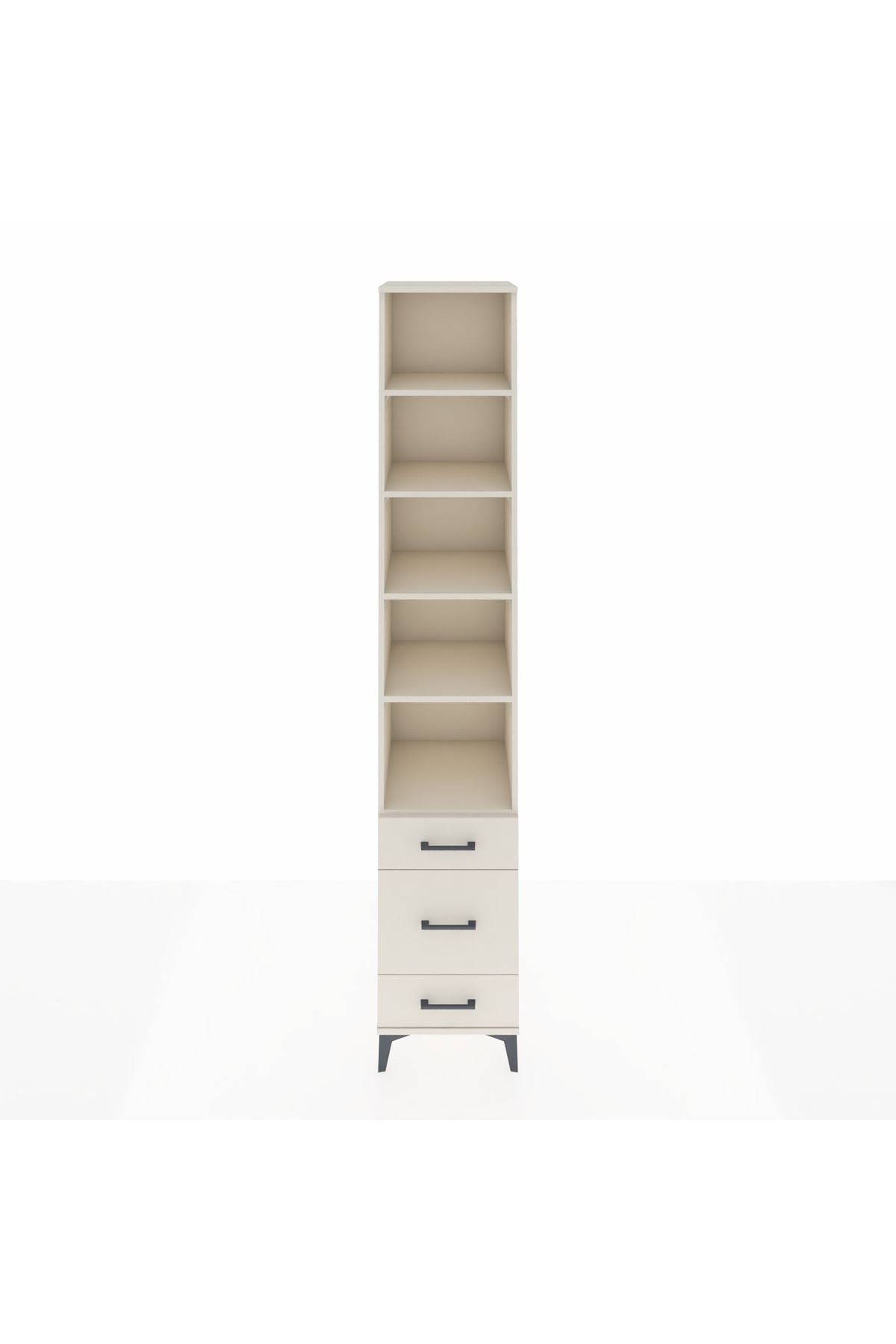 Hyperion Dolap 5 Raflı 3 Çekmeceli 44x44x243 Aytaşı-Aytaşı