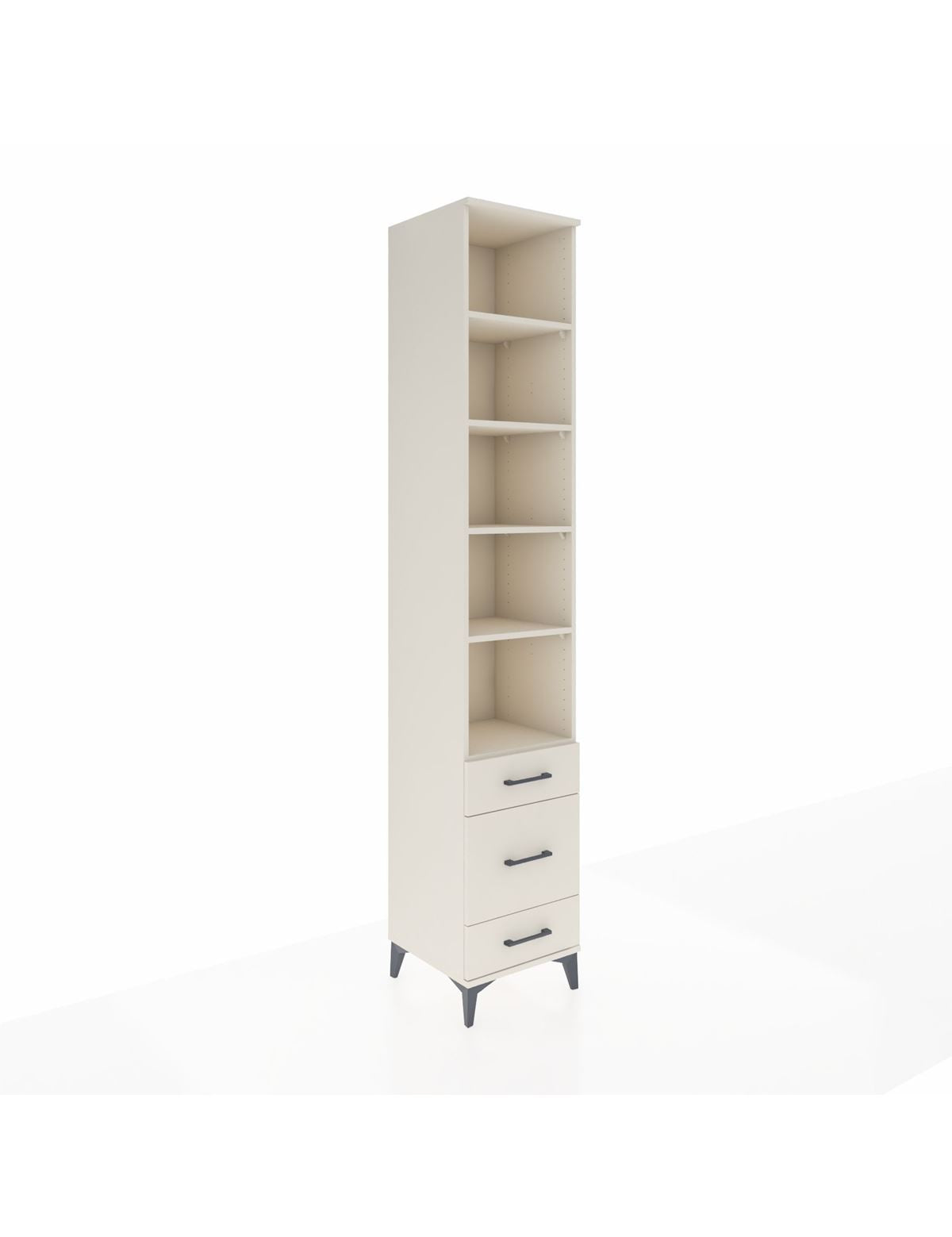 Hyperion Dolap 5 Raflı 3 Çekmeceli 44x44x243 Aytaşı-Aytaşı