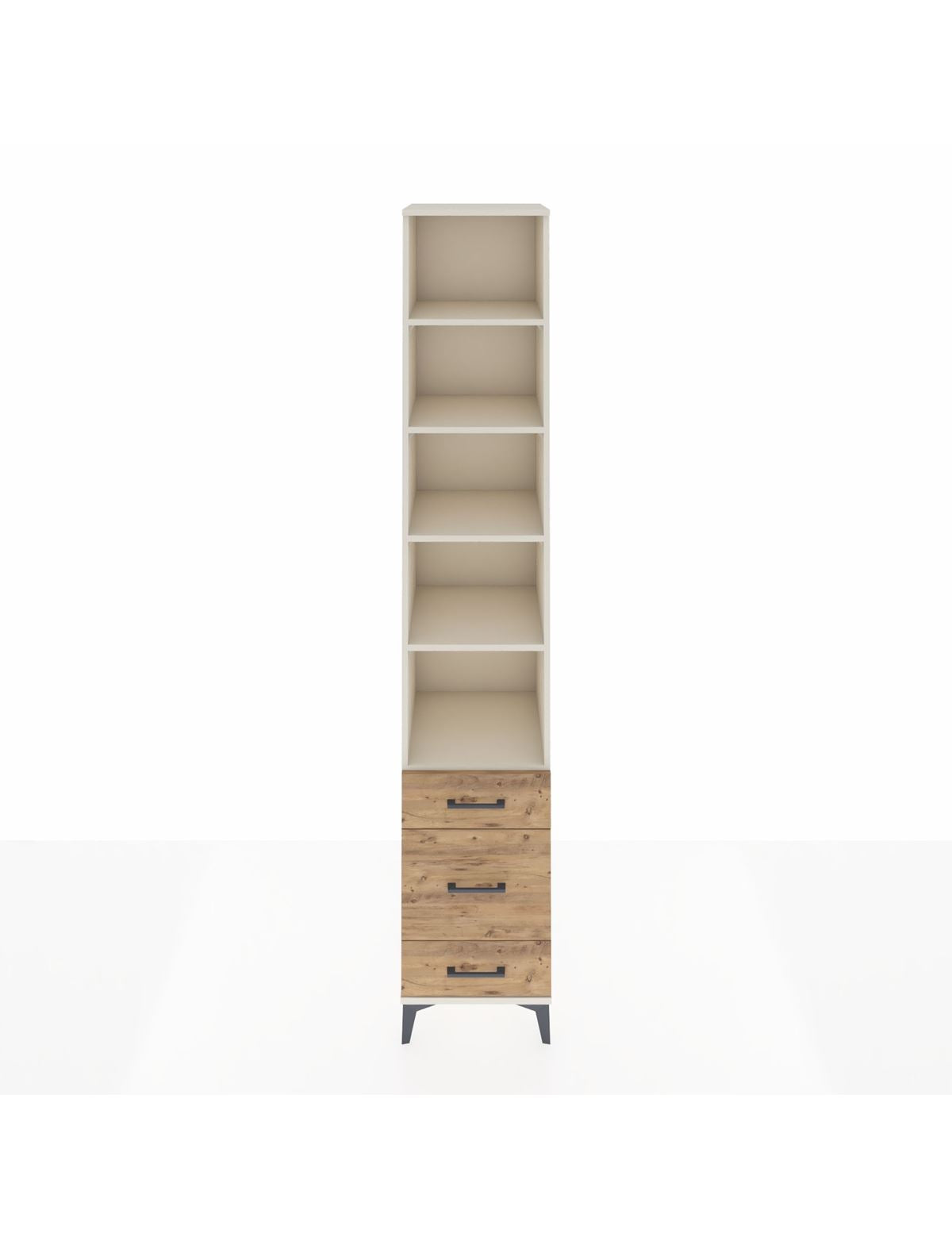 Hyperion Dolap 5 Raflı 3 Çekmeceli 44x44x243 Aytaşı-Çam