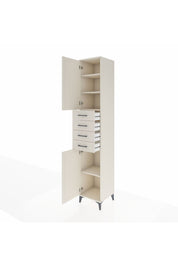 Hyperion Dolap 4 Raflı 4 Çekmeceli 2 Kapaklı 44x44x243 Aytaşı-Aytaşı