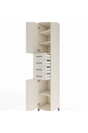 Hyperion Dolap 4 Raflı 4 Çekmeceli 2 Kapaklı 44x44x243 Aytaşı-Aytaşı