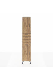 Hyperion Dolap 4 Raflı 4 Çekmeceli 2 Kapaklı 44x44x243 Aytaşı-Çam