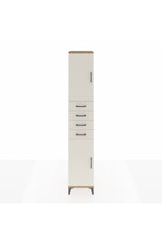 Hyperion Dolap 4 Raflı 4 Çekmeceli 2 Kapaklı 44x44x243 Çam-Aytaşı