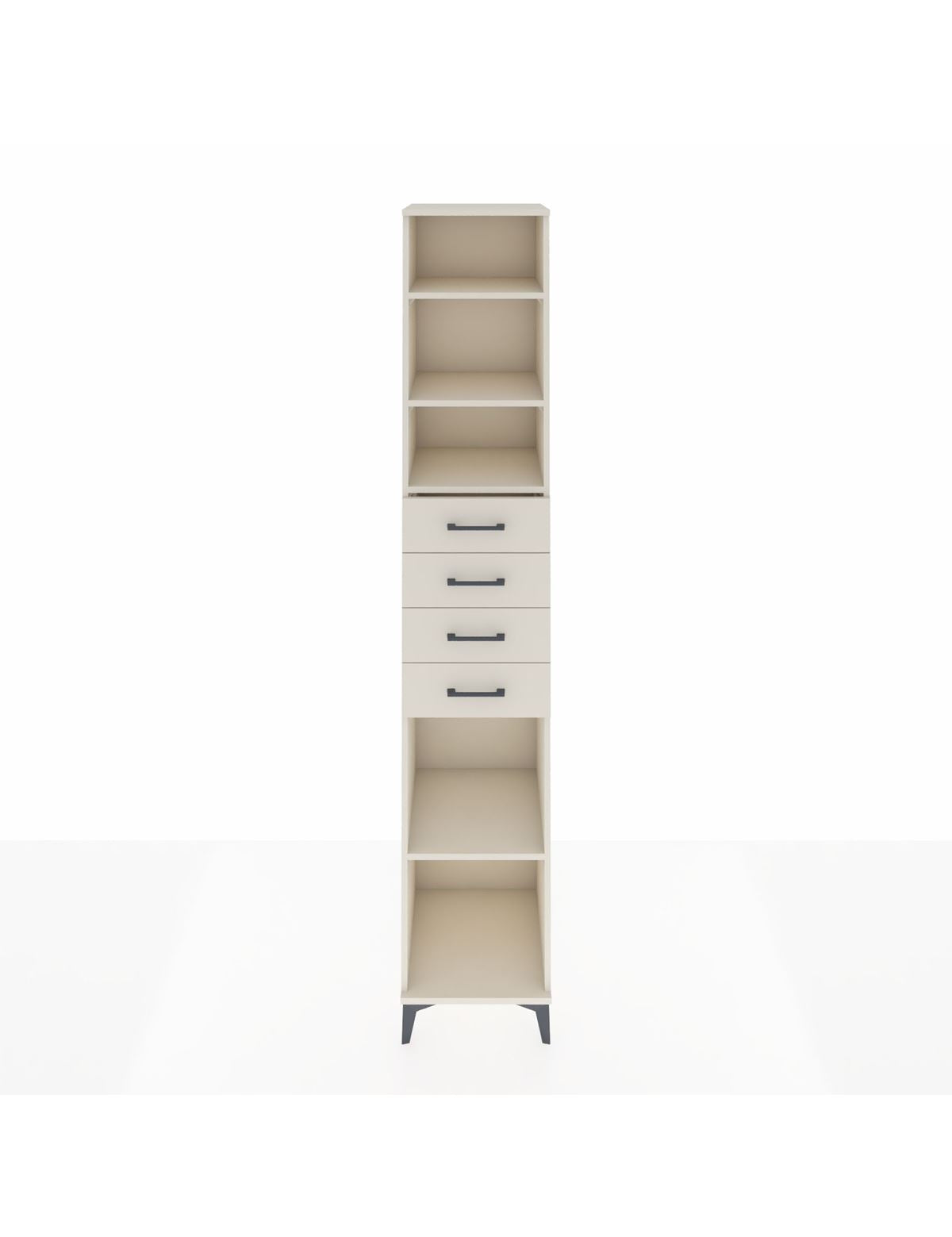 Hyperion Dolap 4 Raflı 4 Çekmeceli 44x44x243 Aytaşı-Aytaşı