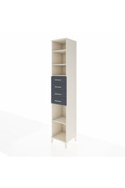 Hyperion Dolap 4 Raflı 4 Çekmeceli 44x44x243 Aytaşı-Antrasit