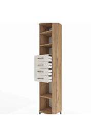 Hyperion Dolap 4 Raflı 4 Çekmeceli 44x44x243 Çam-Aytaşı