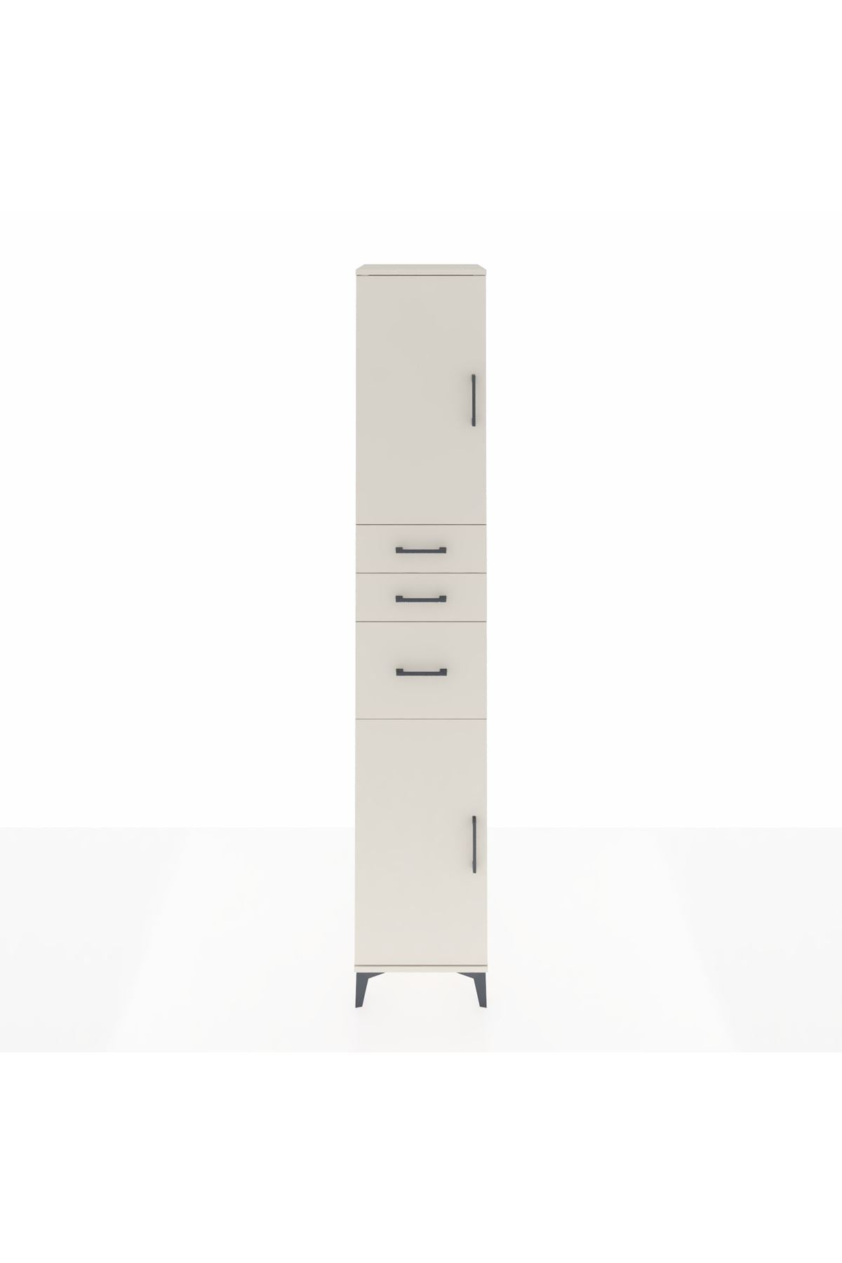 Hyperion Dolap 4 Raflı 3 Çekmeceli 2 Kapaklı 44x44x243 Aytaşı-Aytaşı