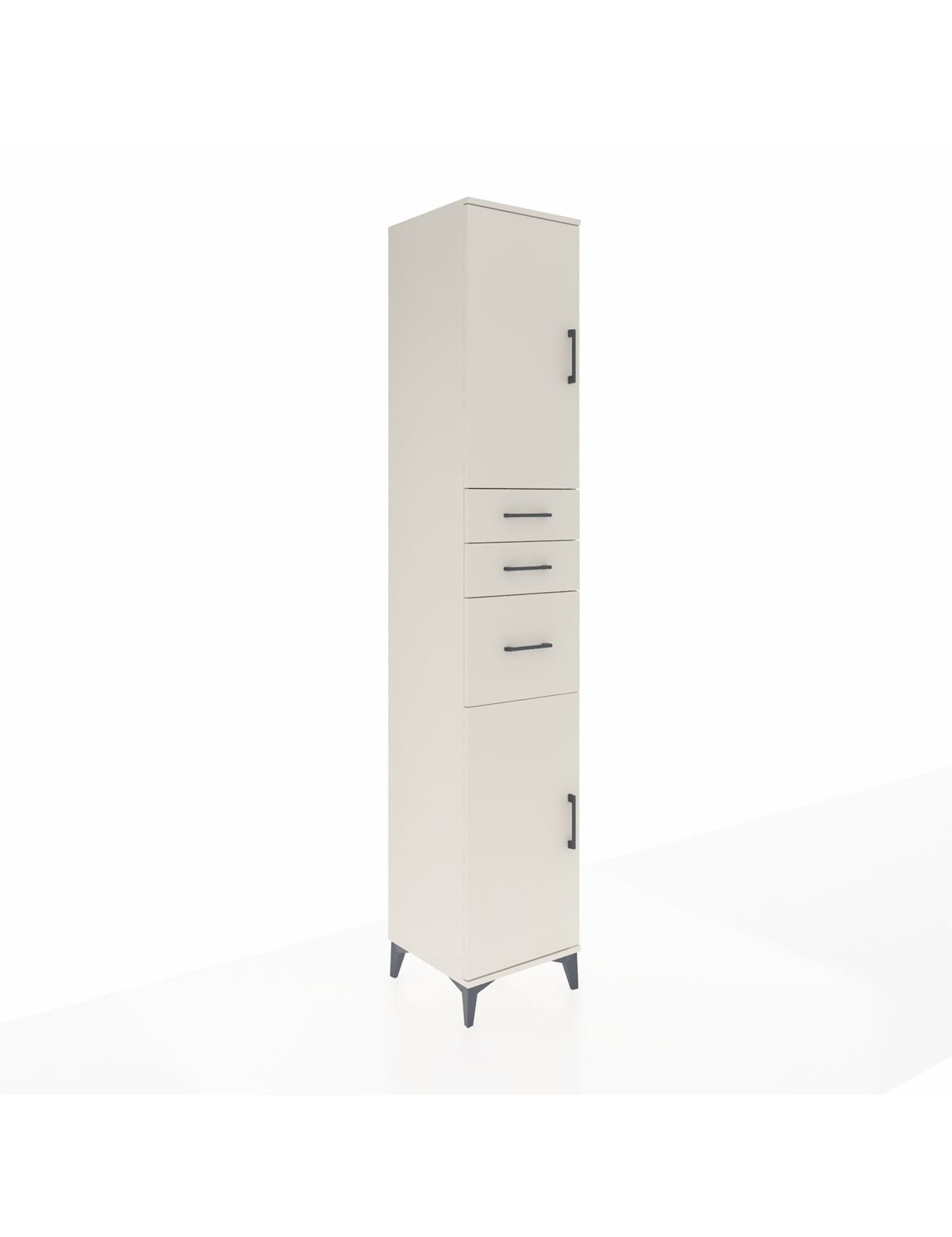 Hyperion Dolap 4 Raflı 3 Çekmeceli 2 Kapaklı 44x44x243 Aytaşı-Aytaşı