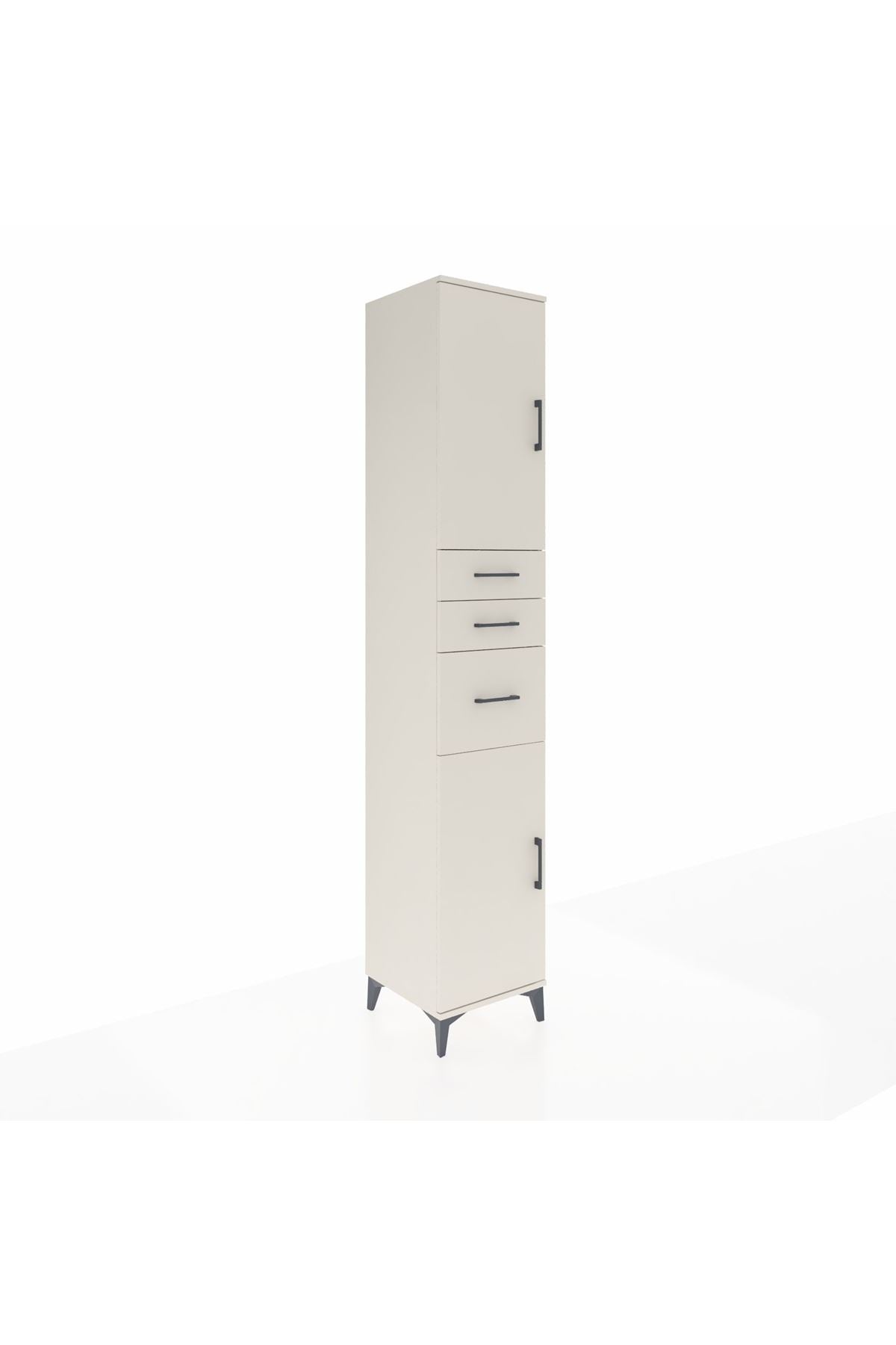 Hyperion Dolap 4 Raflı 3 Çekmeceli 2 Kapaklı 44x44x243 Aytaşı-Aytaşı