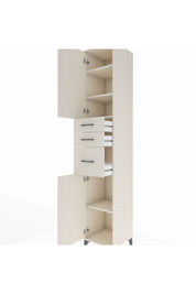 Hyperion Dolap 4 Raflı 3 Çekmeceli 2 Kapaklı 44x44x243 Aytaşı-Aytaşı
