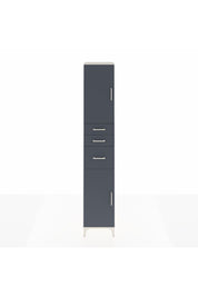 Hyperion Dolap 4 Raflı 3 Çekmeceli 2 Kapaklı 44x44x243 Aytaşı-Antrasit
