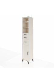 Hyperion Dolap 4 Raflı 3 Çekmeceli Tek Kapaklı 44x44x243 Aytaşı-Aytaşı