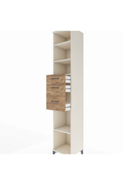 Hyperion Dolap 4 Raflı 3 Çekmeceli 44x44x243 Aytaşı-Çam