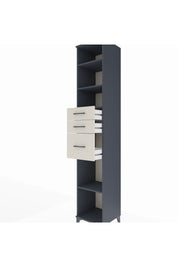 Hyperion Dolap 4 Raflı 3 Çekmeceli 44x44x243 Antrasit-Aytaşı