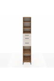 Hyperion Dolap 4 Raflı 3 Çekmeceli 44x44x243 Çam-Aytaşı