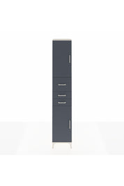 Hyperion Dolap 4 Raflı 3 Çekmeceli 2 Kapaklı 44x44x243 Aytaşı-Antrasit