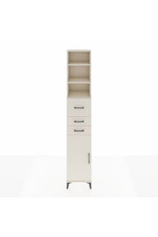 Hyperion Dolap 4 Raflı 3 Çekmeceli Tek Kapaklı 44x44x243 Aytaşı-Aytaşı