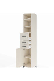Hyperion Dolap 4 Raflı 3 Çekmeceli Tek Kapaklı 44x44x243 Aytaşı-Aytaşı