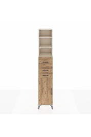 Hyperion Dolap 4 Raflı 3 Çekmeceli Tek Kapaklı 44x44x243 Aytaşı-Çam