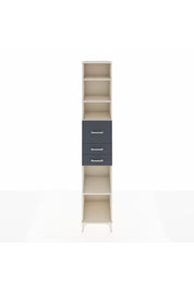 Hyperion Dolap 4 Raflı 3 Çekmeceli 44x44x243 Aytaşı-Antrasit