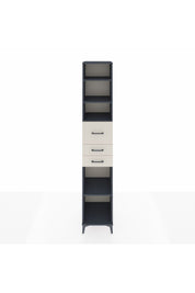 Hyperion Dolap 4 Raflı 3 Çekmeceli 44x44x243 Antrasit-Aytaşı