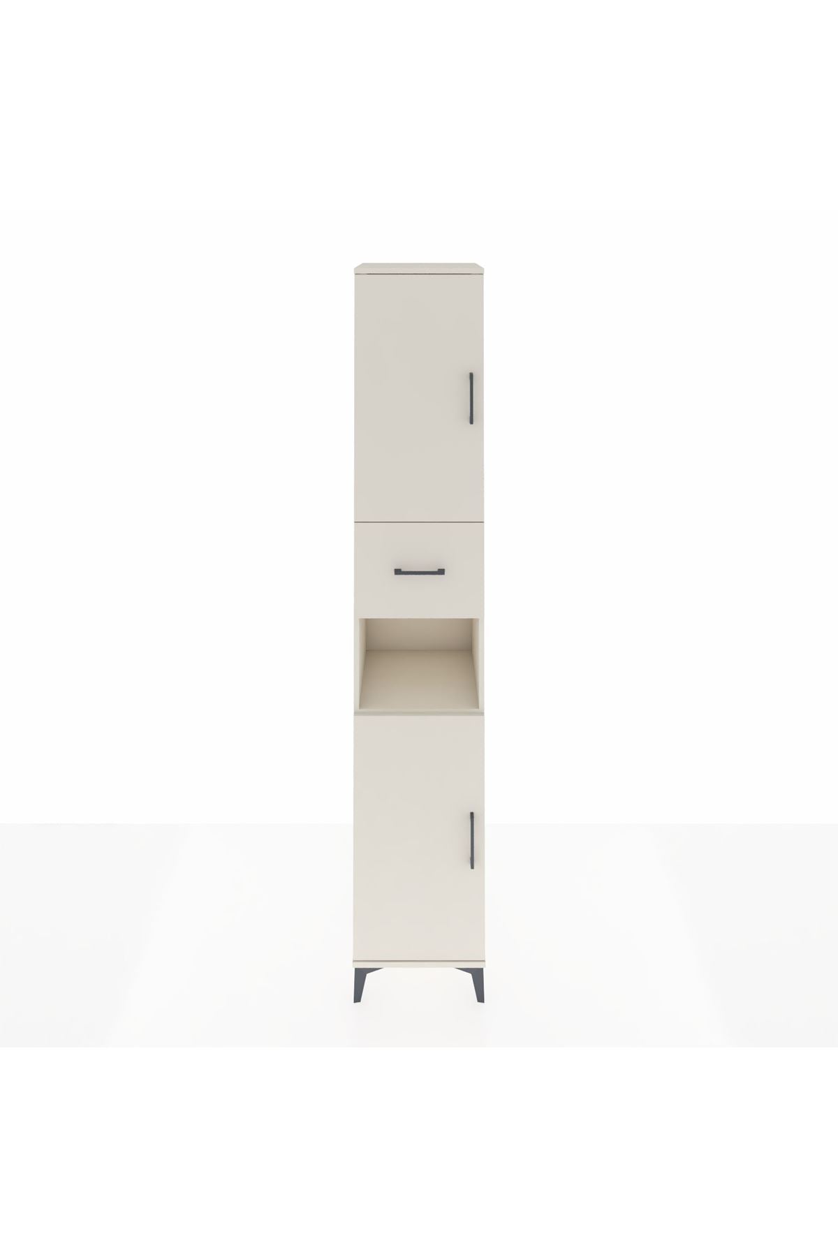 Hyperion Dolap 5 Raflı Tek Çekmeceli 2 Kapaklı 44x44x243 Aytaşı-Aytaşı