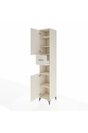 Hyperion Dolap 5 Raflı Tek Çekmeceli 2 Kapaklı 44x44x243 Aytaşı-Aytaşı