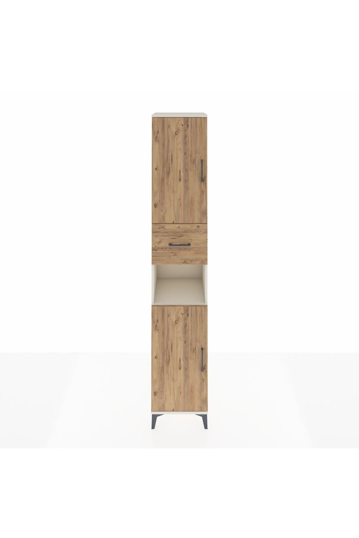 Hyperion Dolap 5 Raflı Tek Çekmeceli 2 Kapaklı 44x44x243 Aytaşı-Çam