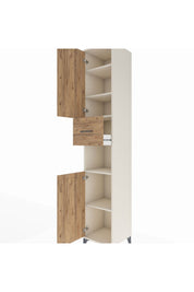 Hyperion Dolap 5 Raflı Tek Çekmeceli 2 Kapaklı 44x44x243 Aytaşı-Çam