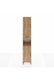 Hyperion Dolap 5 Raflı Tek Çekmeceli 2 Kapaklı 44x44x243 Çam-Çam