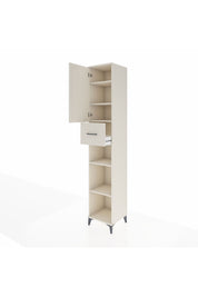 Hyperion Dolap 5 Raflı Tek Çekmeceli Tek Kapaklı 44x44x243 Aytaşı-Aytaşı