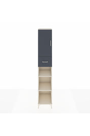 Hyperion Dolap 5 Raflı Tek Çekmeceli Tek Kapaklı 44x44x243 Aytaşı-Antrasit