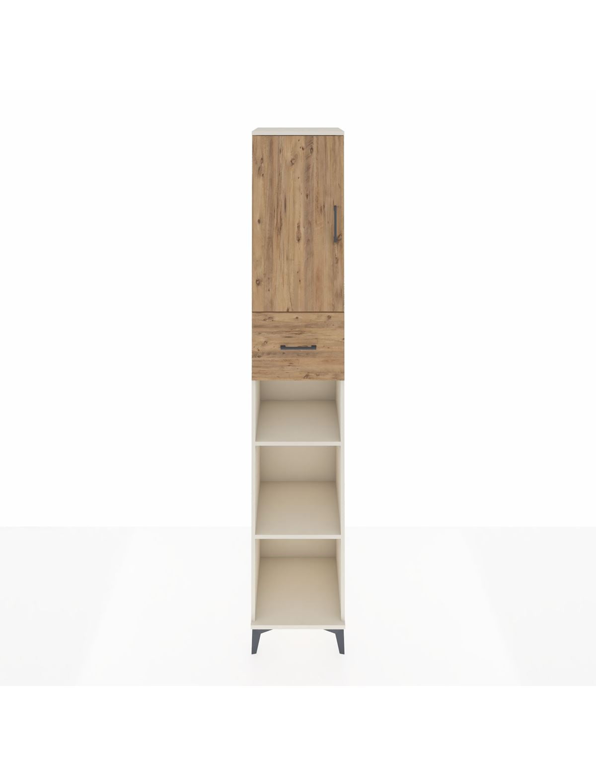 Hyperion Dolap 5 Raflı Tek Çekmeceli Tek Kapaklı 44x44x243 Aytaşı-Çam