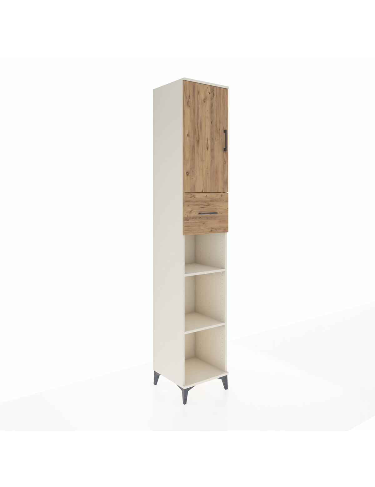 Hyperion Dolap 5 Raflı Tek Çekmeceli Tek Kapaklı 44x44x243 Aytaşı-Çam