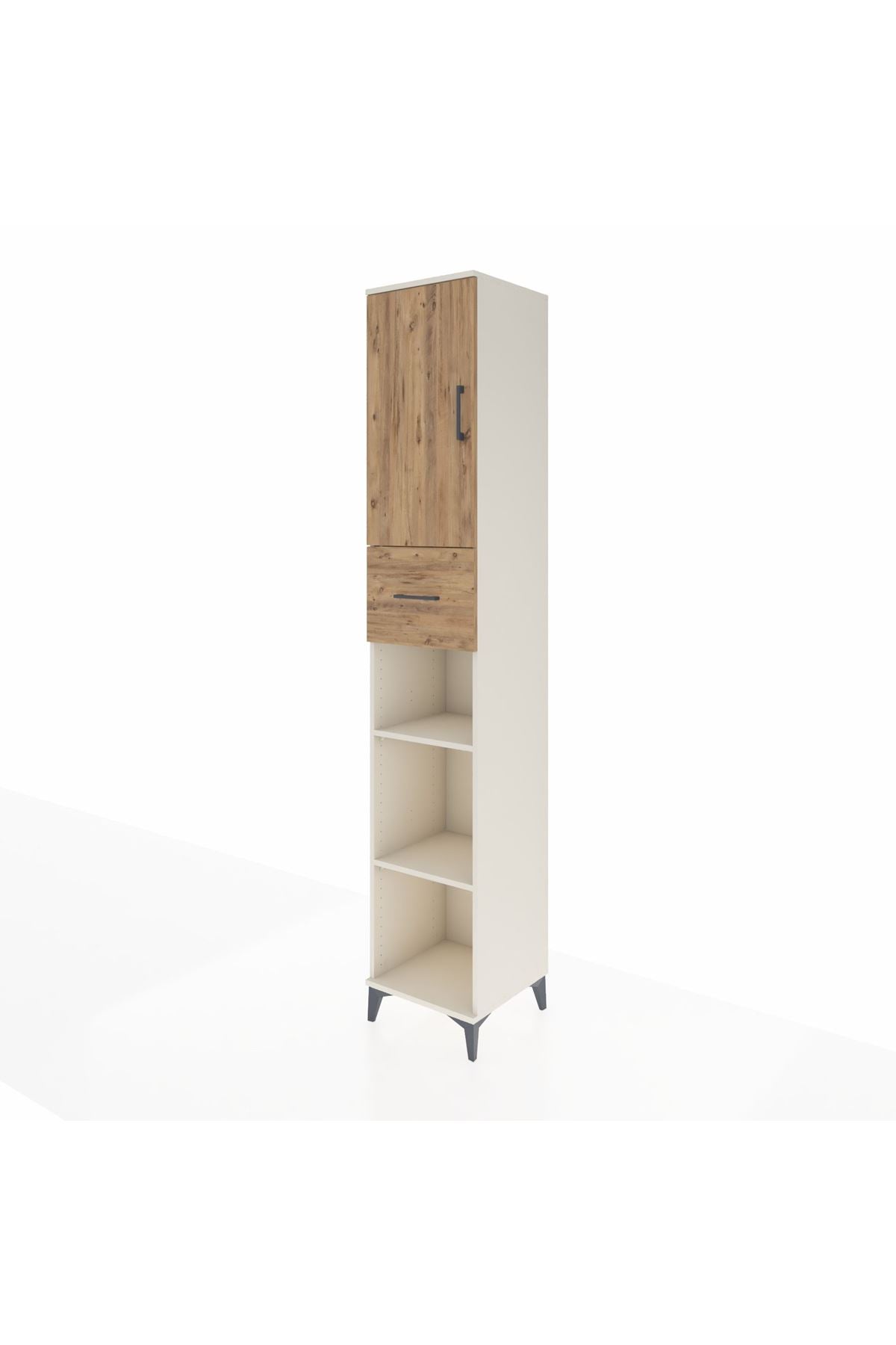 Hyperion Dolap 5 Raflı Tek Çekmeceli Tek Kapaklı 44x44x243 Aytaşı-Çam