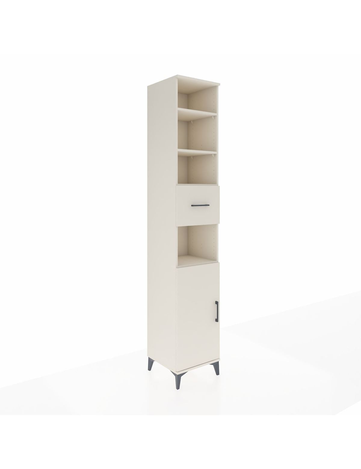 Hyperion Dolap 5 Raflı Tek Çekmeceli Tek Kapaklı 44x44x243 Aytaşı-Aytaşı