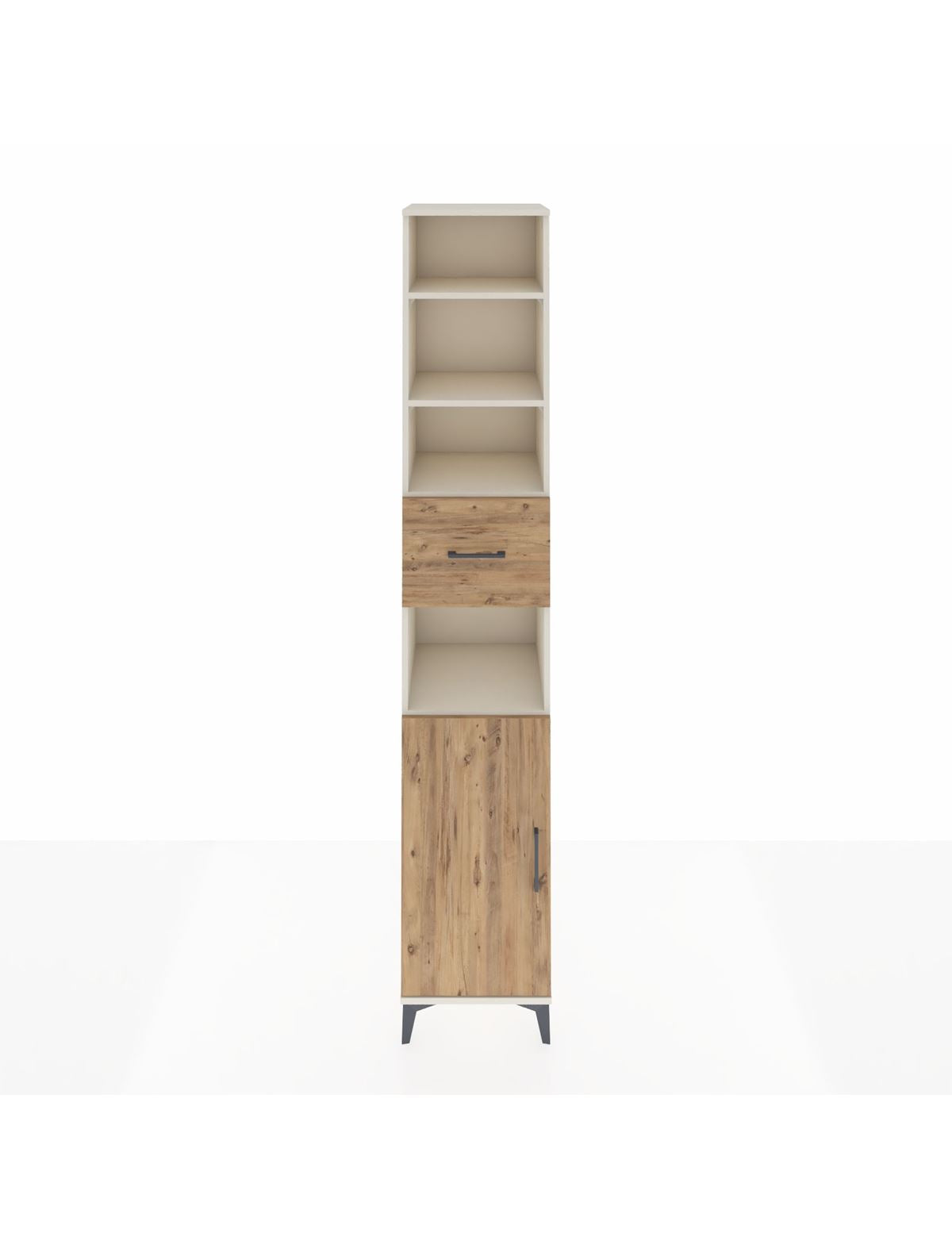 Hyperion Dolap 5 Raflı Tek Çekmeceli Tek Kapaklı 44x44x243 Aytaşı-Çam