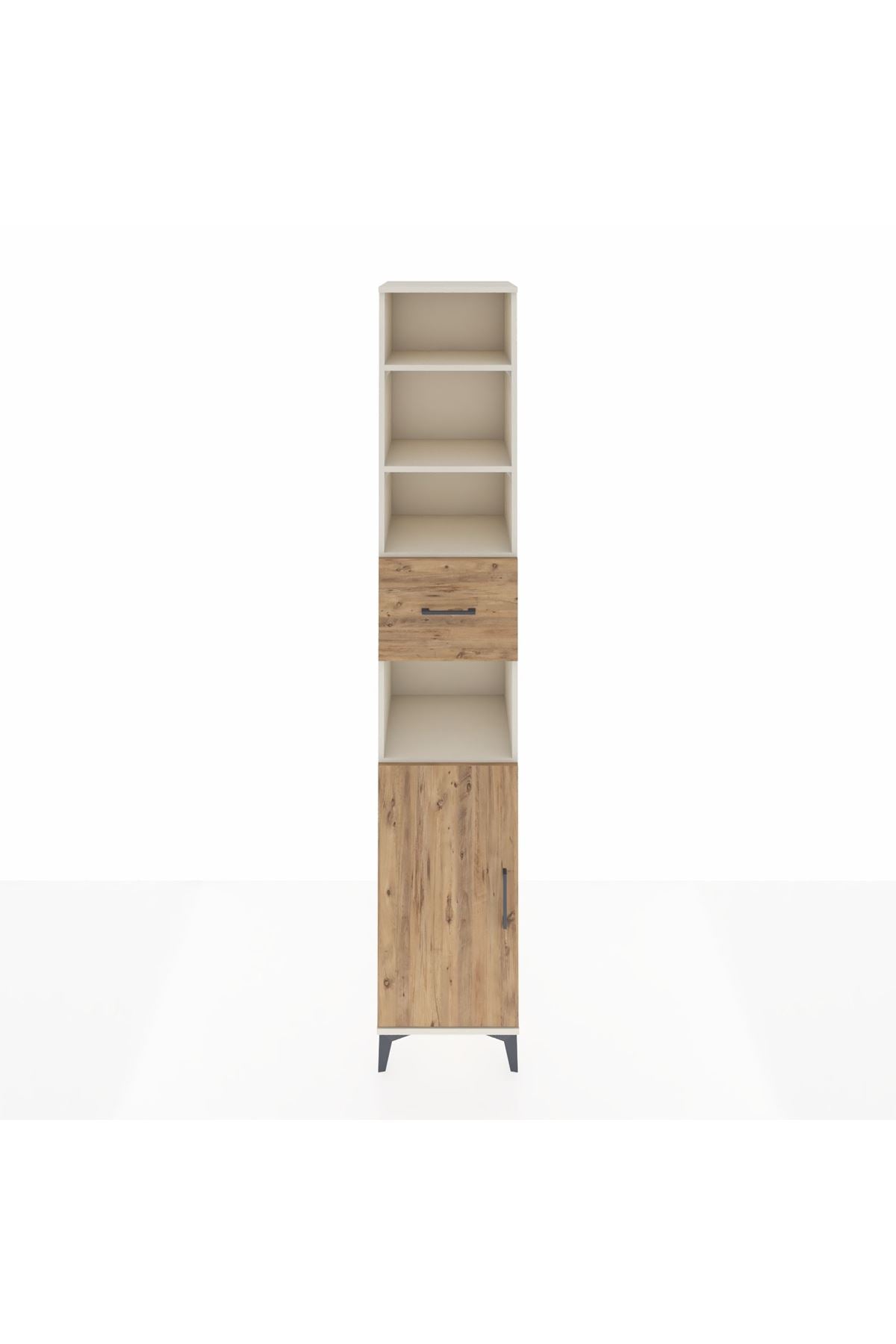 Hyperion Dolap 5 Raflı Tek Çekmeceli Tek Kapaklı 44x44x243 Aytaşı-Çam