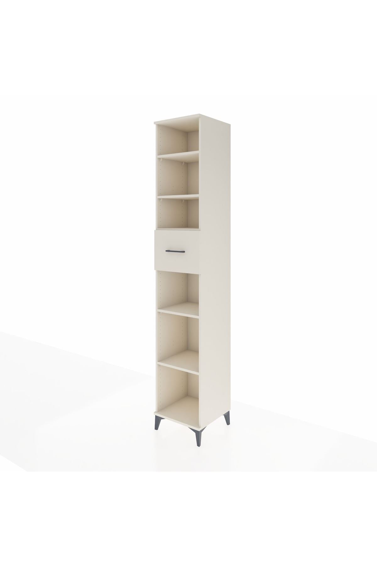 Hyperion Dolap 5 Raflı Tek Çekmeceli 44x44x243 Aytaşı-Aytaşı