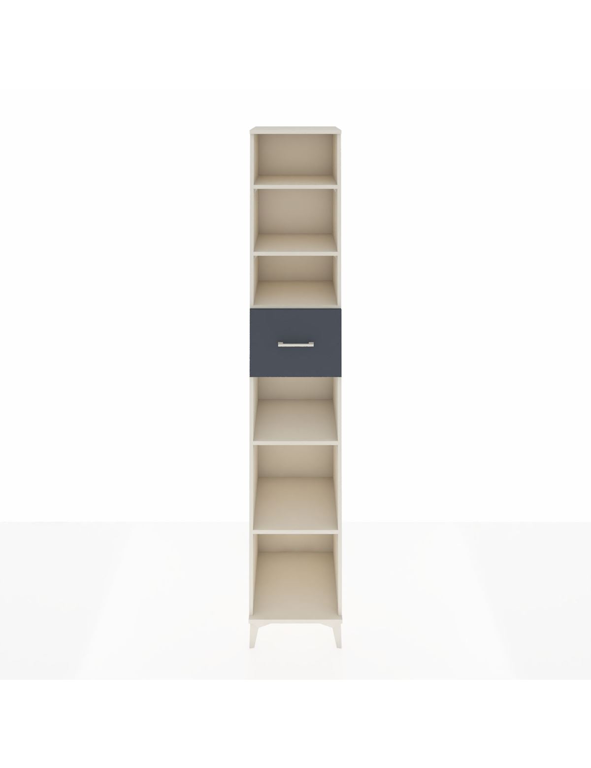 Hyperion Dolap 5 Raflı Tek Çekmeceli 44x44x243 Aytaşı-Antrasit