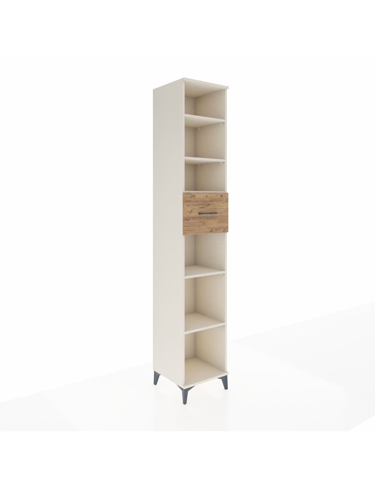 Hyperion Dolap 5 Raflı Tek Çekmeceli 44x44x243 Aytaşı-Çam