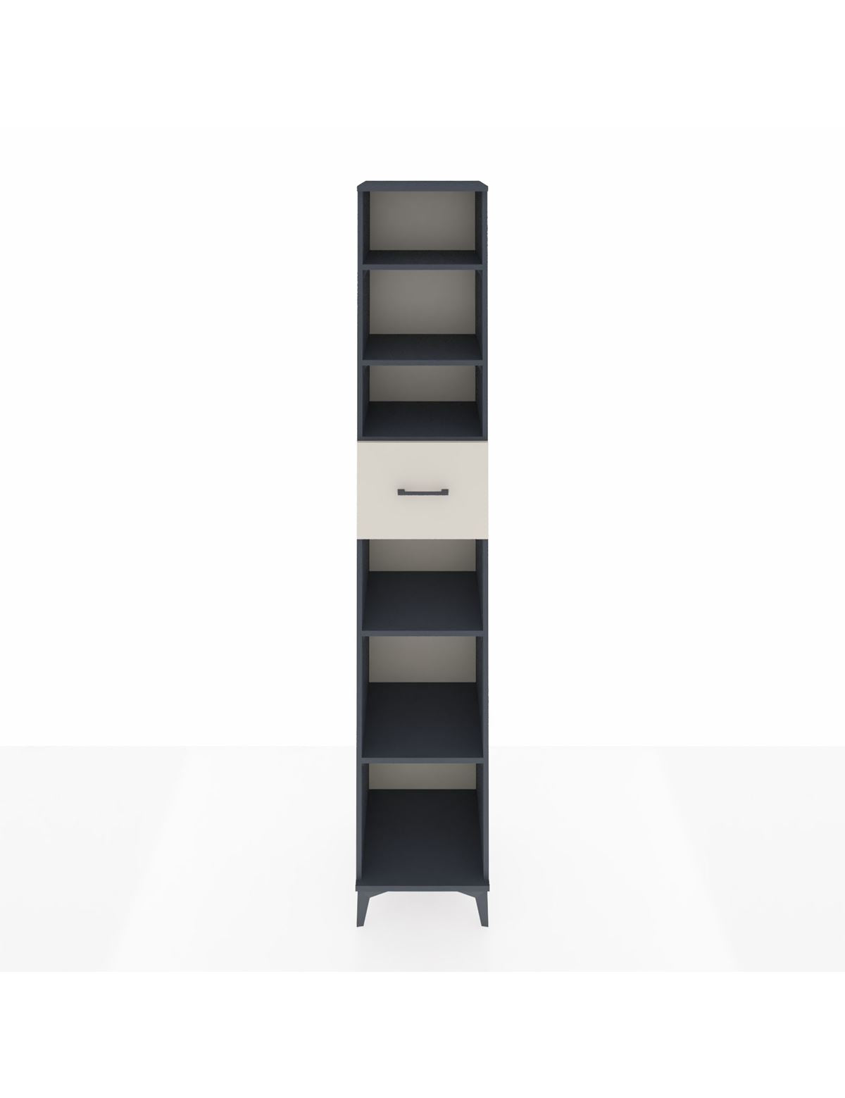 Hyperion Dolap 5 Raflı Tek Çekmeceli 44x44x243 Antrasit-Aytaşı