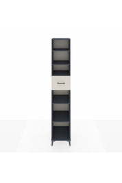 Hyperion Dolap 5 Raflı Tek Çekmeceli 44x44x243 Antrasit-Aytaşı